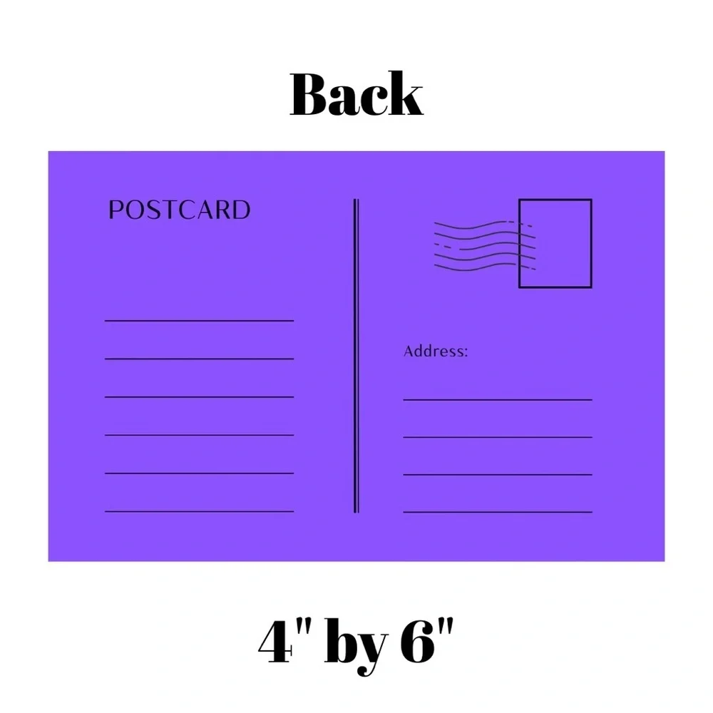 Set of 10 Thank You Postcard